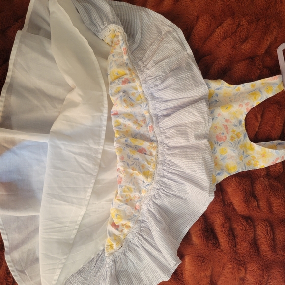 Tommy Bahama Yellow and White Floral Kids Dress - Picture 8 of 9